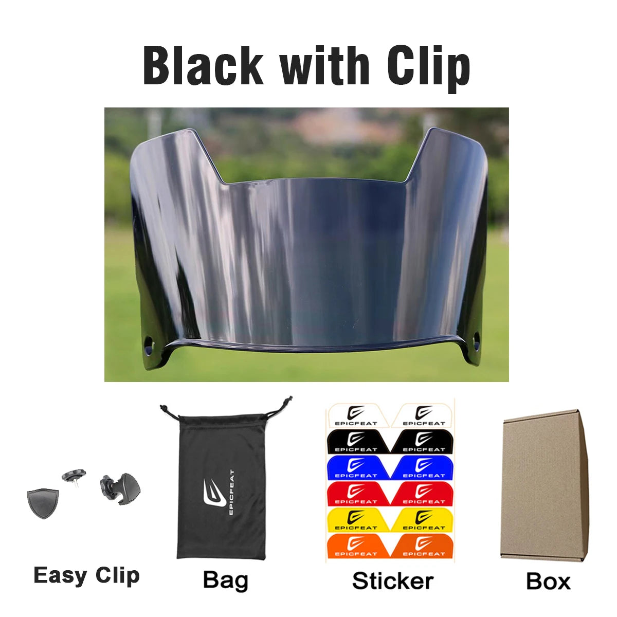 Universal Chrome Football Visor with Clip for American Football Helmet Eye Shield Visor for Adult And Youth Rugby Helmet