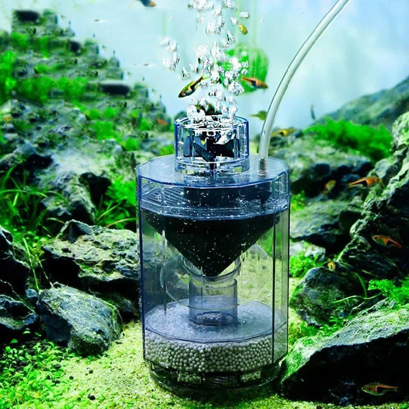Fish Tank Waste Collector Transparent Aquarium Waste Remover For Aquarium Fish Poop Collect