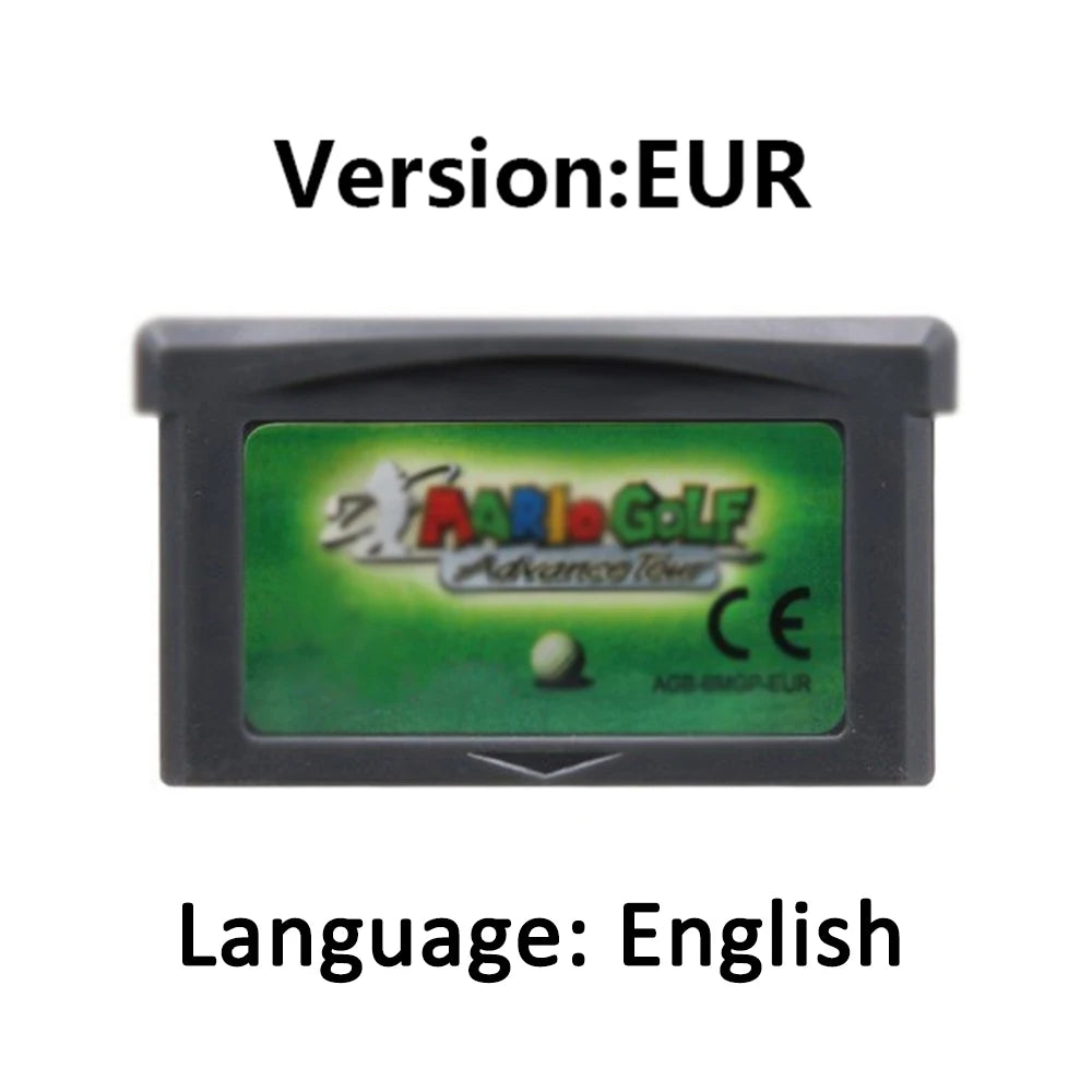Mario GBA Games cards EUR USA Version