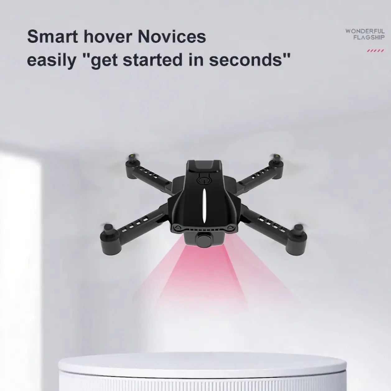Black K11 Mini Finger Drone Pocket 4k Movie Lens RTF Foldable Brushless Quadcopter Wide Angle Anti Shake Camera Beauty Effect