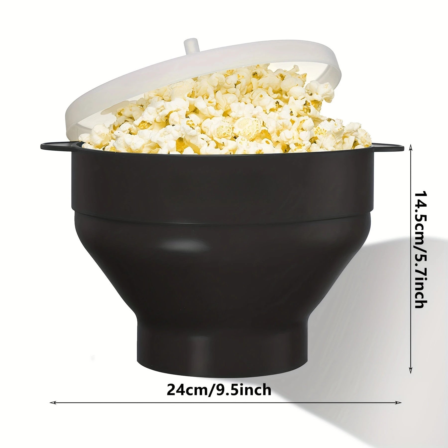 Make freshly popped popcorn in the microwave with this 3L large capacity, foldable silicone bowl popcorn maker. BPA-free and dishwasher safe for easy and convenient snack preparation!