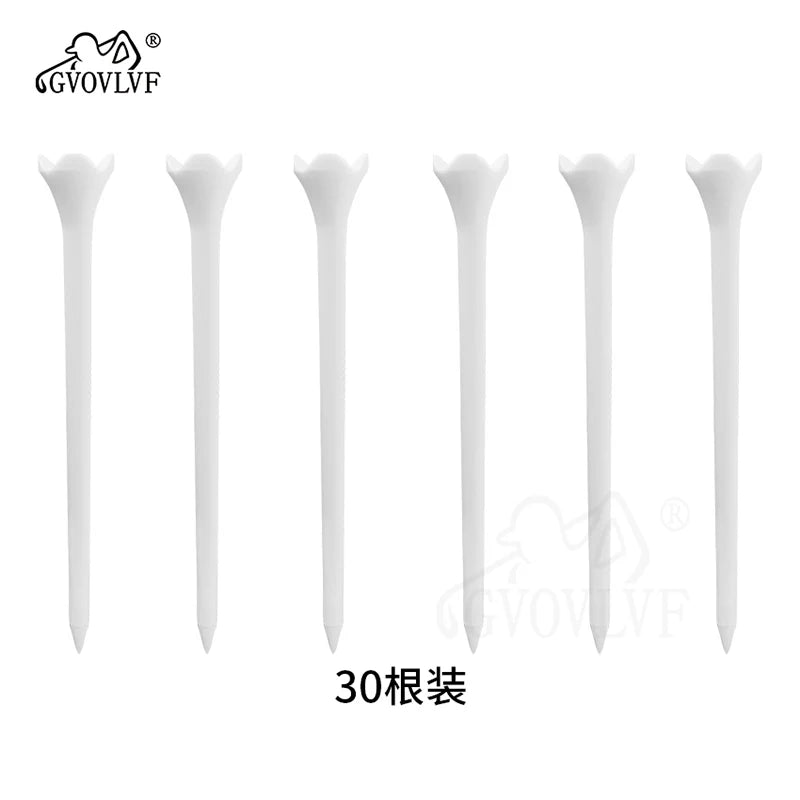 30pcs 38mm 83mm Length Professional Tee System Plastic Golf Tees Maximizing Performance Off The Tee Golf Accessories For Golfers