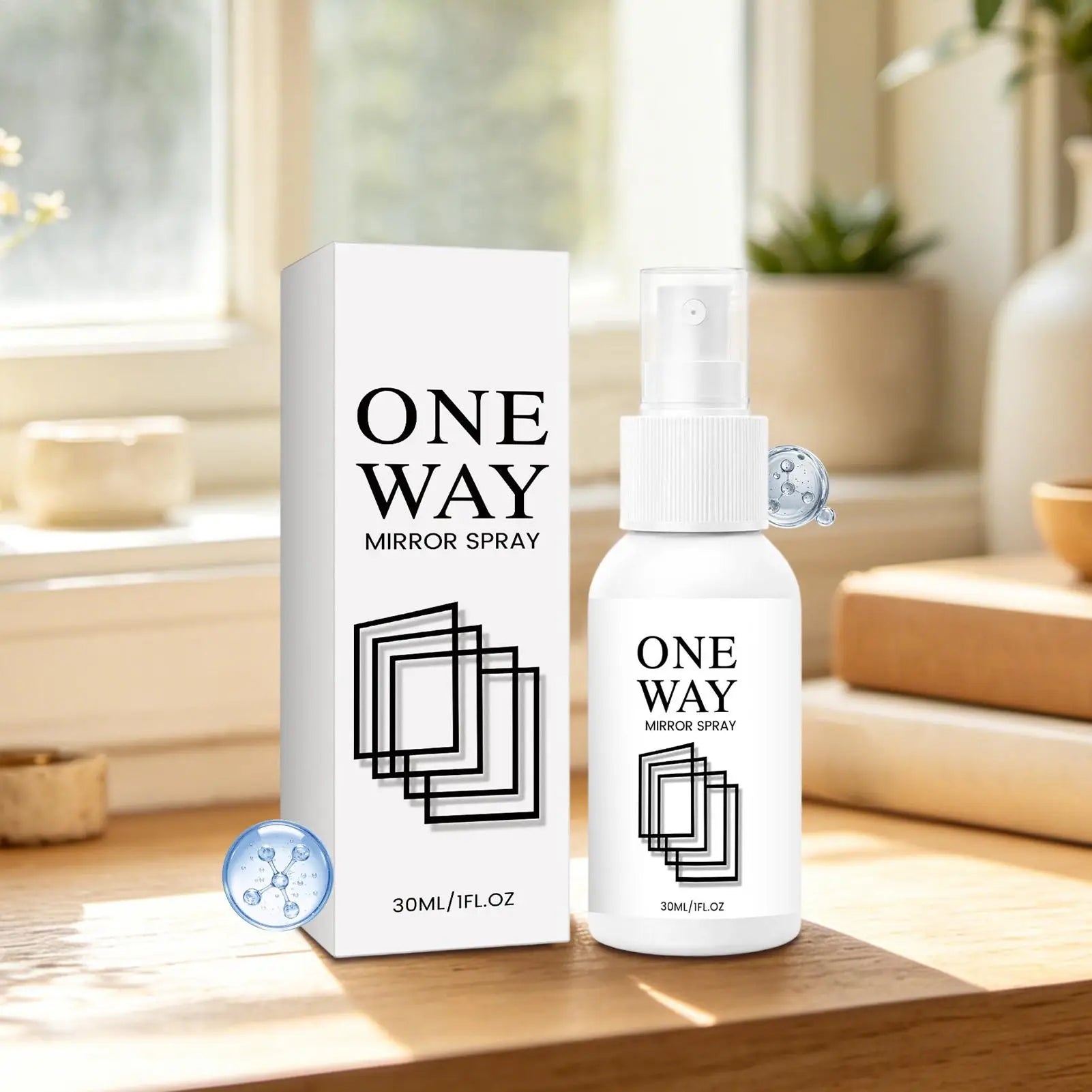 30ml Window Spray Instant Anti-Glare Coating Liquid Home Reflective Window Tint Spray For Home Kitchen Bedroom Bathroom Office