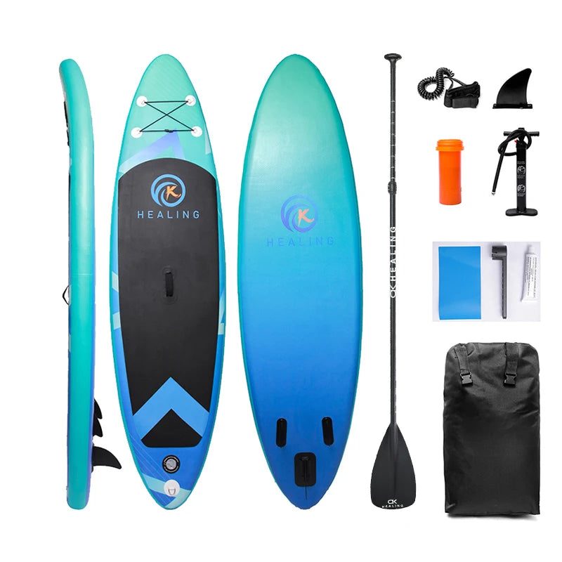 Surfboard SUP Surfing Board Inflatable Stand Up Paddle Board Ultra-Light Paddleboard with SUP Accessories Fins Paddle