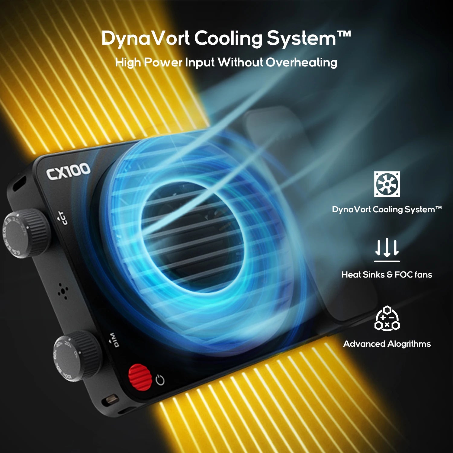 ZHIYUN Official CINEPEER CX100 100W Pocket Video Light Handheld LED COB Light Photography Fill Light For Live Streaming Outdoors