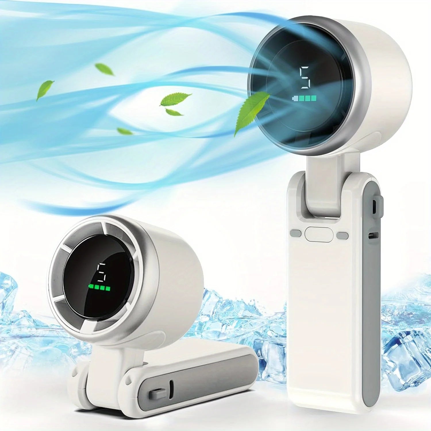 3-in-1 Fan, 5-speed (Rechargeable)
