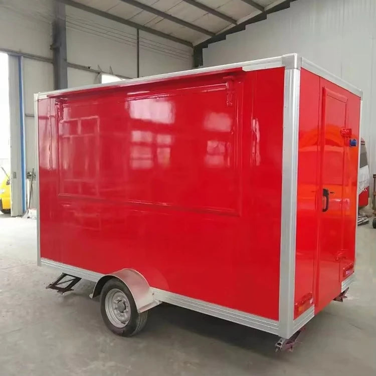 Customized Modern Shawarma Large New Crepes Food Truck Car Bakery Fruit Shape For Sale Europe Mobile Food Trailer