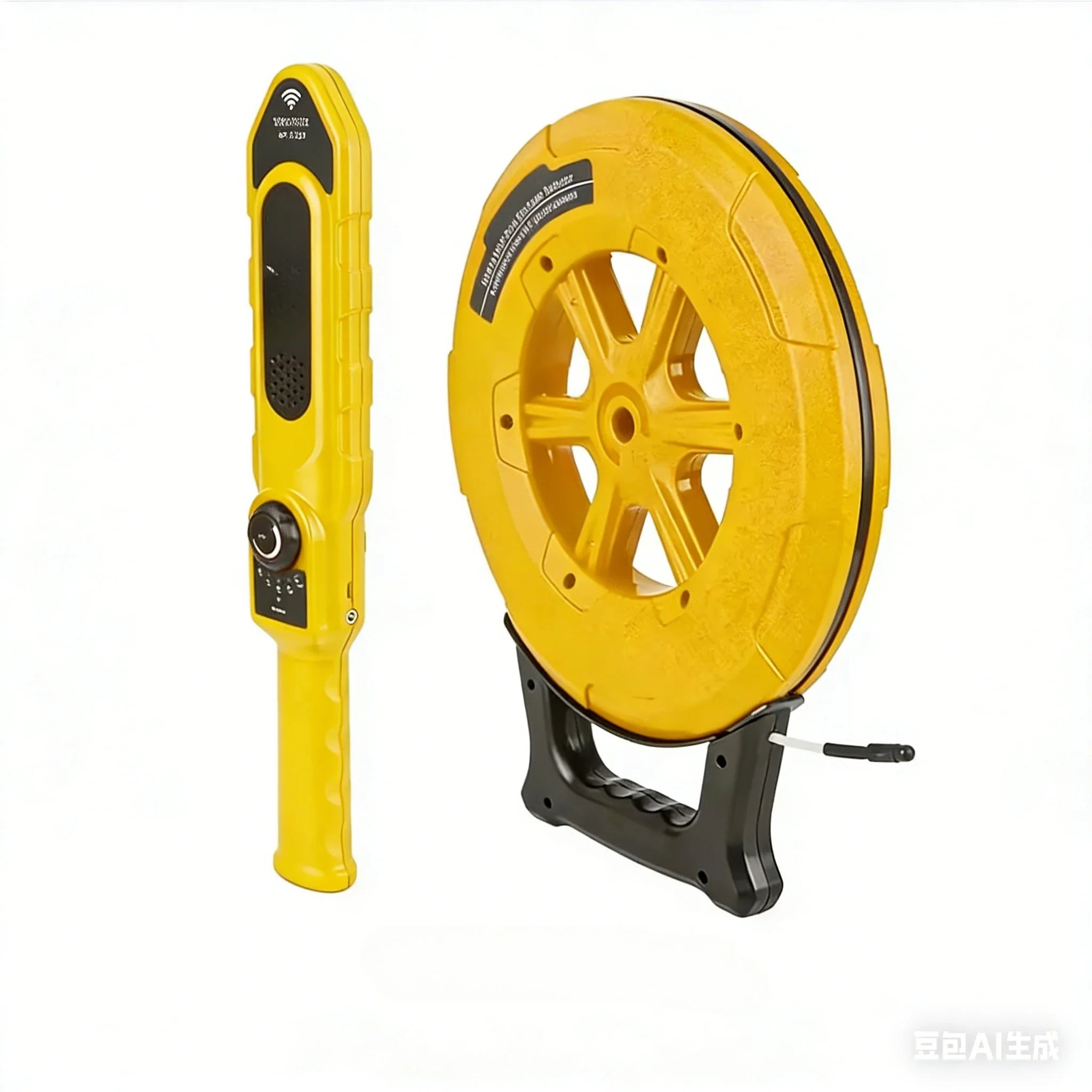 ZHOUCE Pipeline Blockage Detection Locator - Water Pipe Wall Scanner 30M Pipeline Detector Metal PVC Water Pipe Blockage Tool