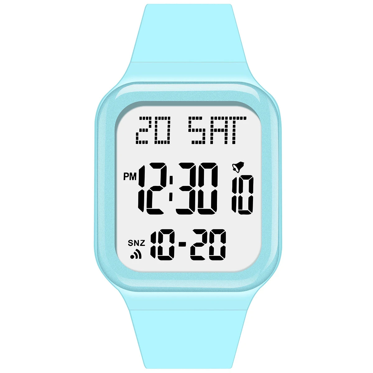 Student Watch Fashion Casual Sports Watch LED Luminous Waterproof Digital Display Electronic Watch Unisex