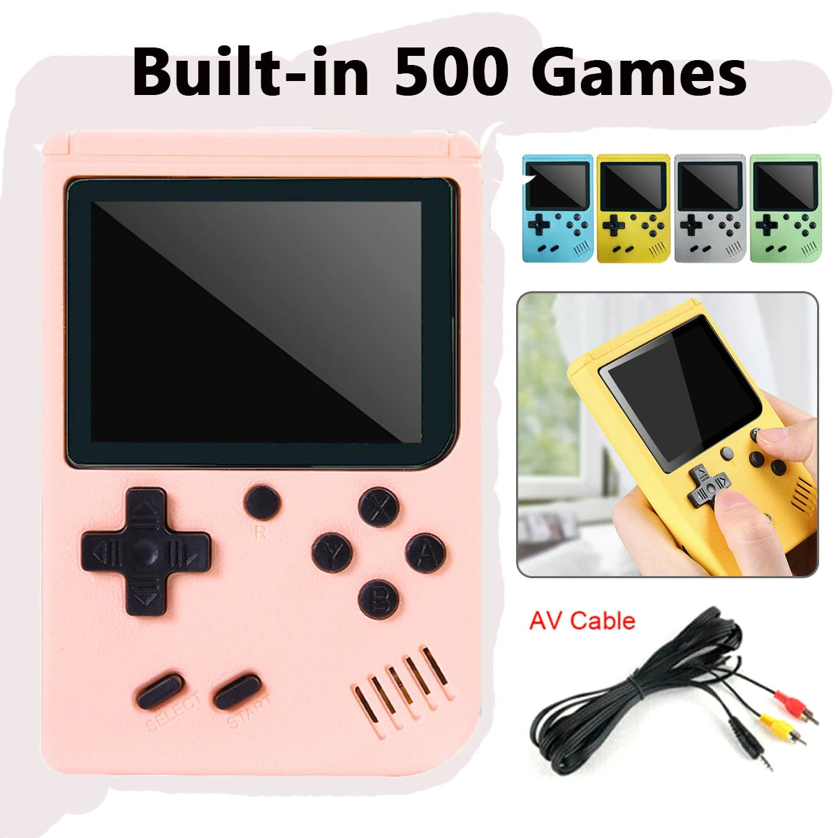 Game boy Emulator with 500 plus games