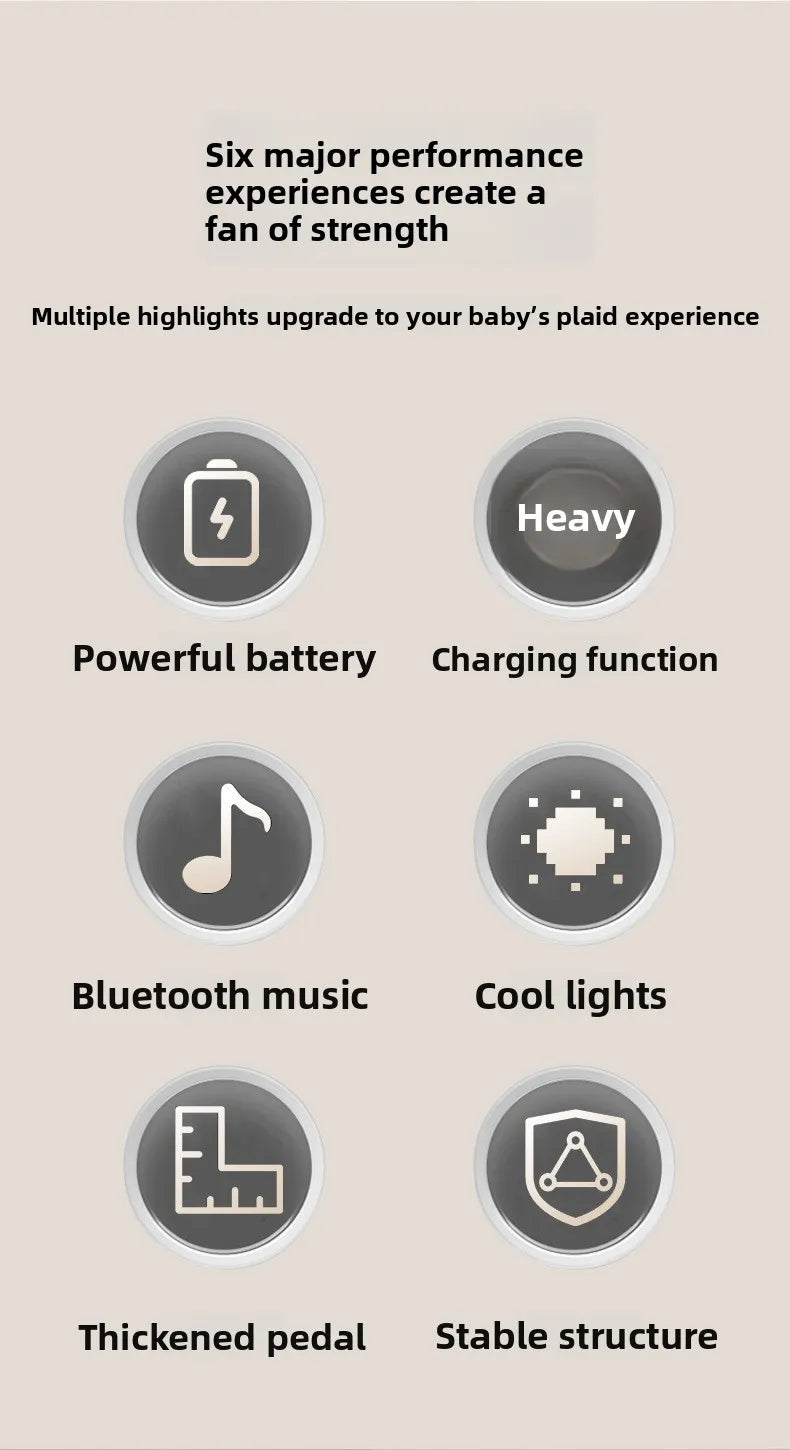 Rechargeable electric scooter for children, foldable and fun with widened design.