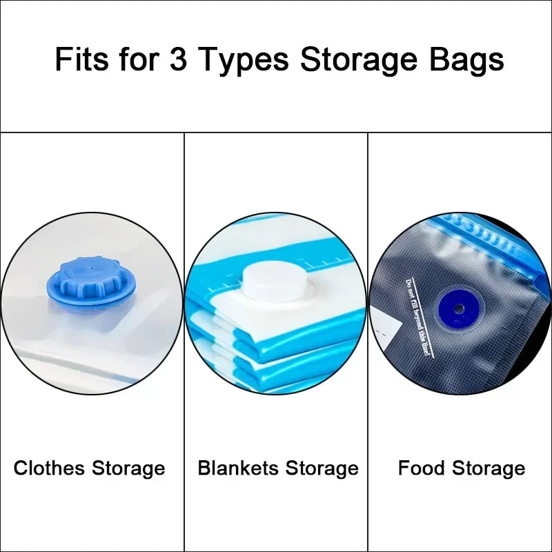 Mini USB Vacuum Pump Sealer Packing Machine for Traveling Home Kitchen Clothes Food Storage Bag Sous Vide Vacuum Packer