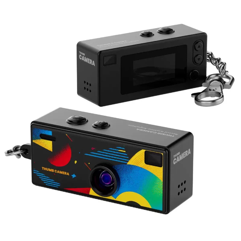 Retro Mini Keychain Thumb Camera 1080P