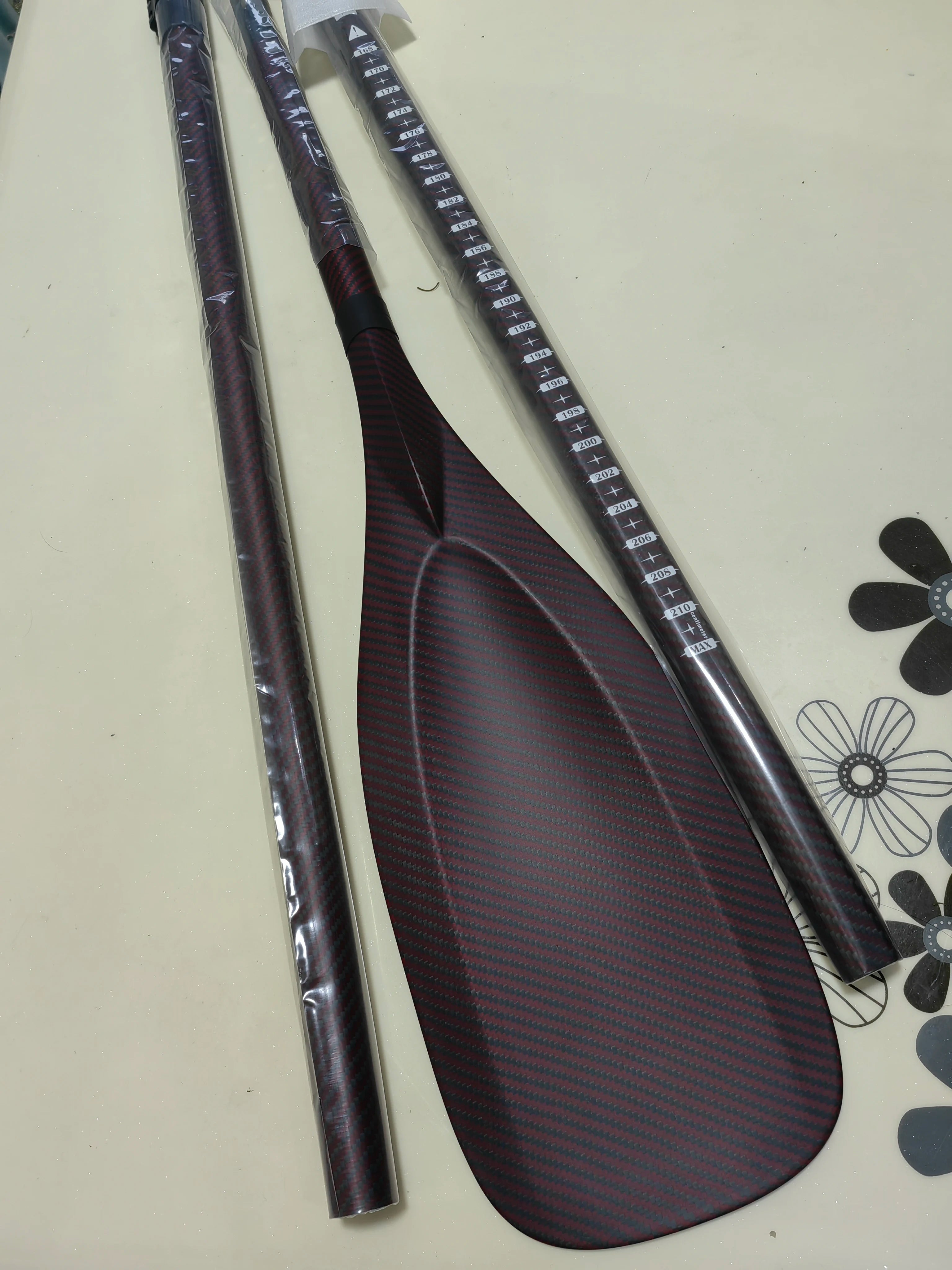 Kingpaddle Kevlar fiber paddle board carbon fiber SUP paddle shark fin UV paddle children adult surfing paddle