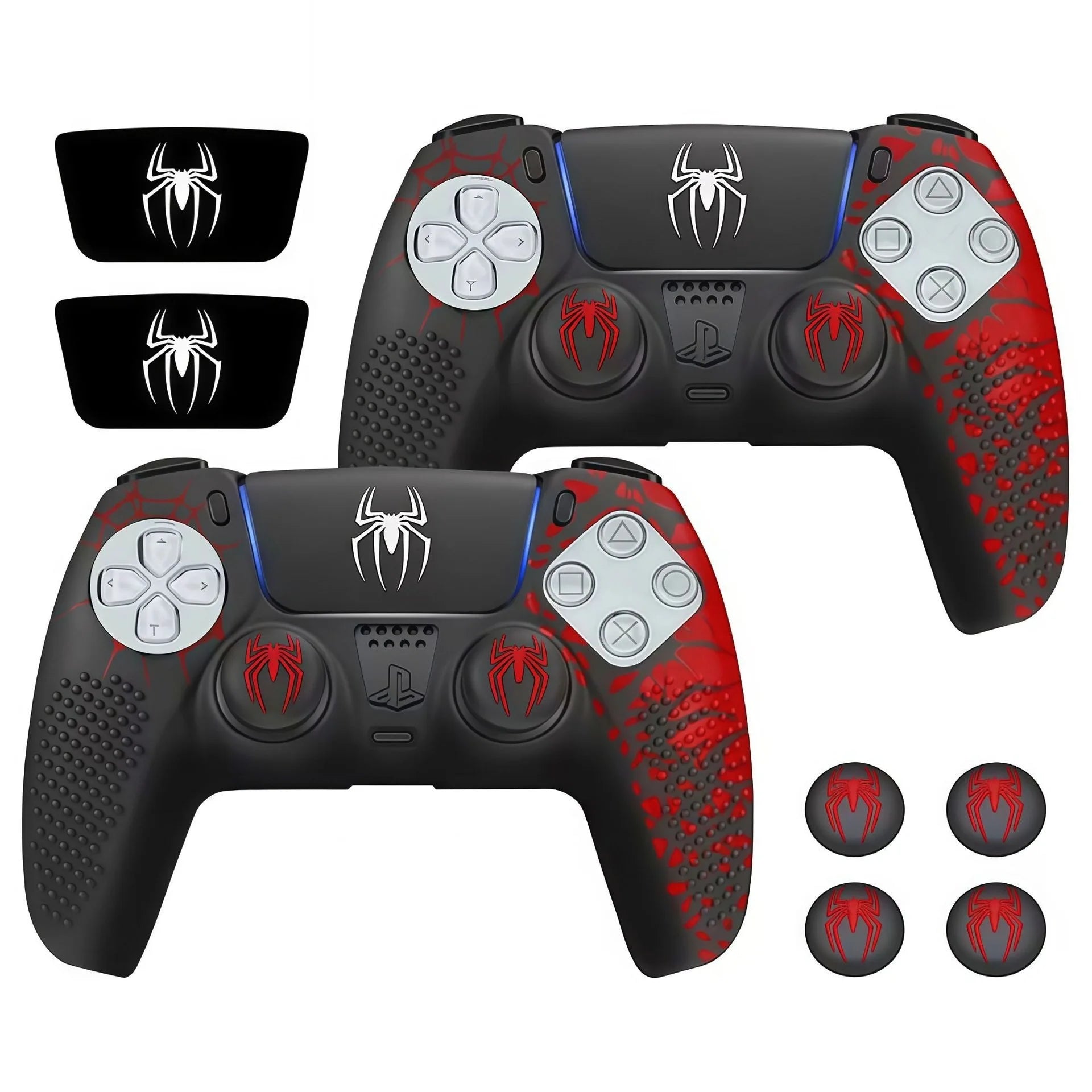 For PS5 Controller Cover Case Anti-Slip  (Spider-Man)