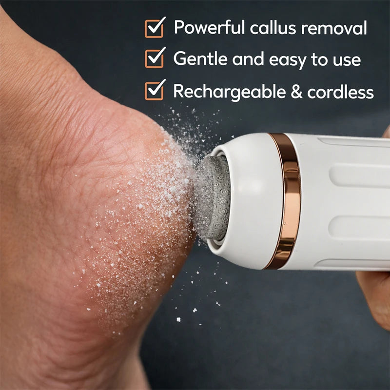 Electric Callus Remover Foot File Dry Skin Remover Dead Skin Eliminator Pedicure Exfoliator Tool for Home Foot Care 2026 New