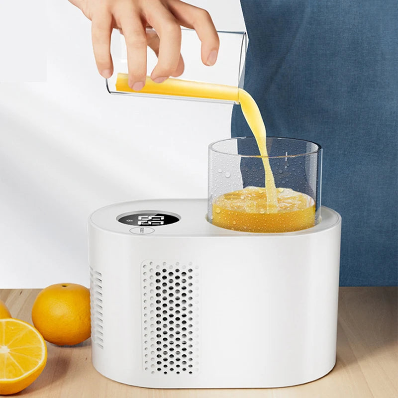 3 In 1 Smart Yogurt Maker Electric Heating Cooling Cup for Home Office Milk Coffee Cup Warmer Cooler Mini Desktop Fridge Cup