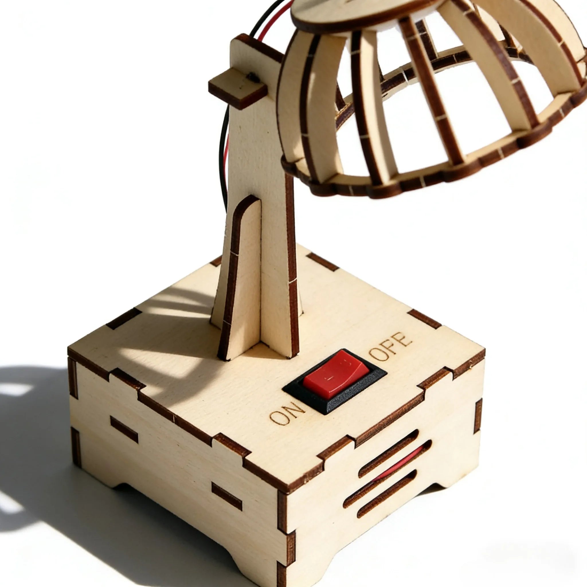 Children's science and education experiment models, children's DIY wooden table lamp hand-assembled toys, children's DIY gifts