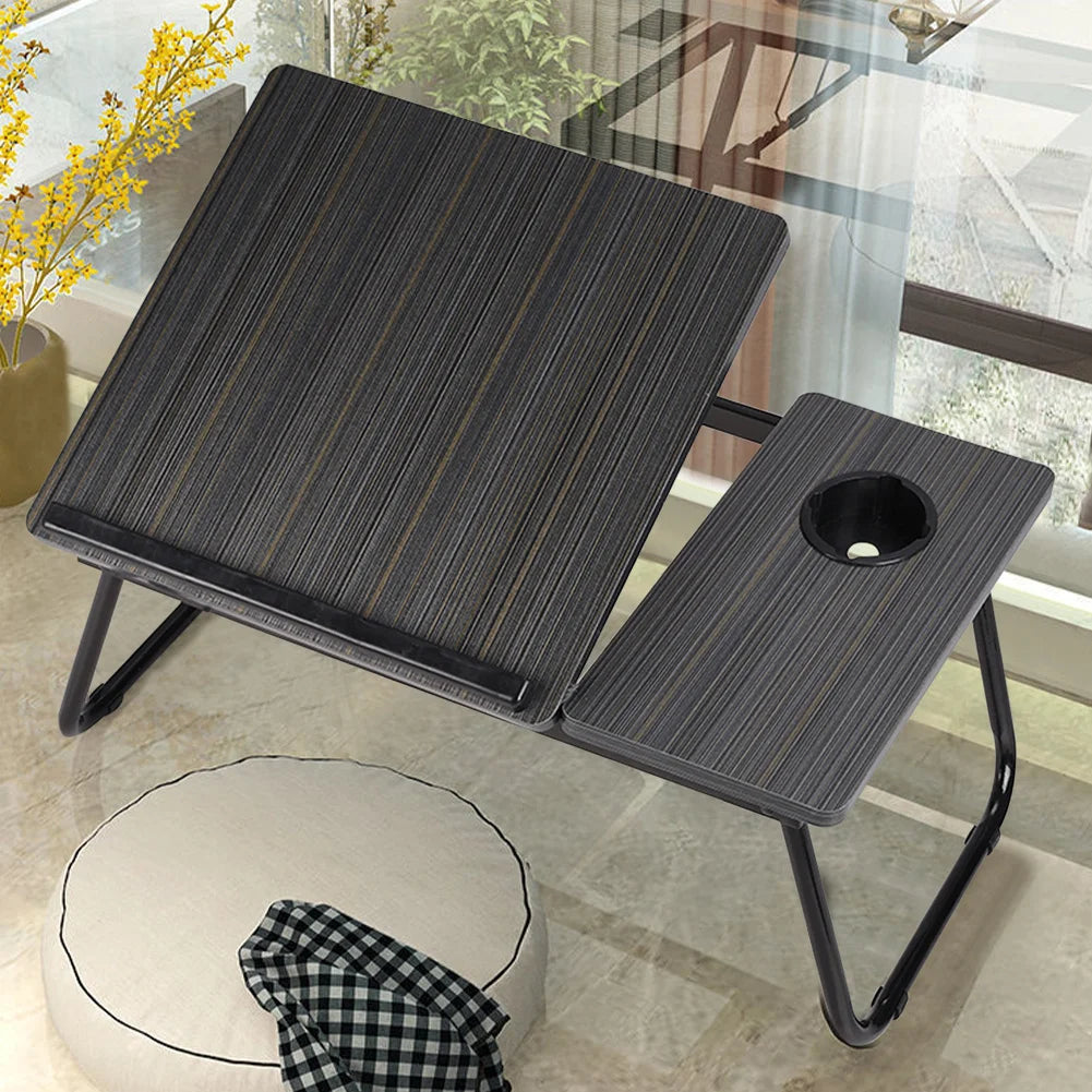 Adjustable Tilting Laptop Desk Sofa Bed Writing Notebook Computer Desk Breakfast Tray Folding Portable Table