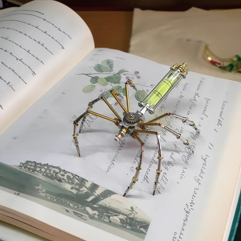 Mechanical Spider Metal Model 3D Kit  (Cyberpunk Insects)
