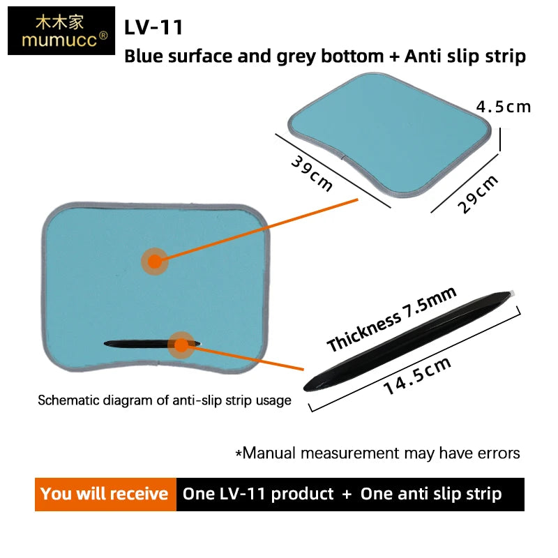 MUMUCC Multifunctional Laptop Desk With Cushion and Filled with Foam Particles, Small Pillow Table, Hard Mouse Pad Large