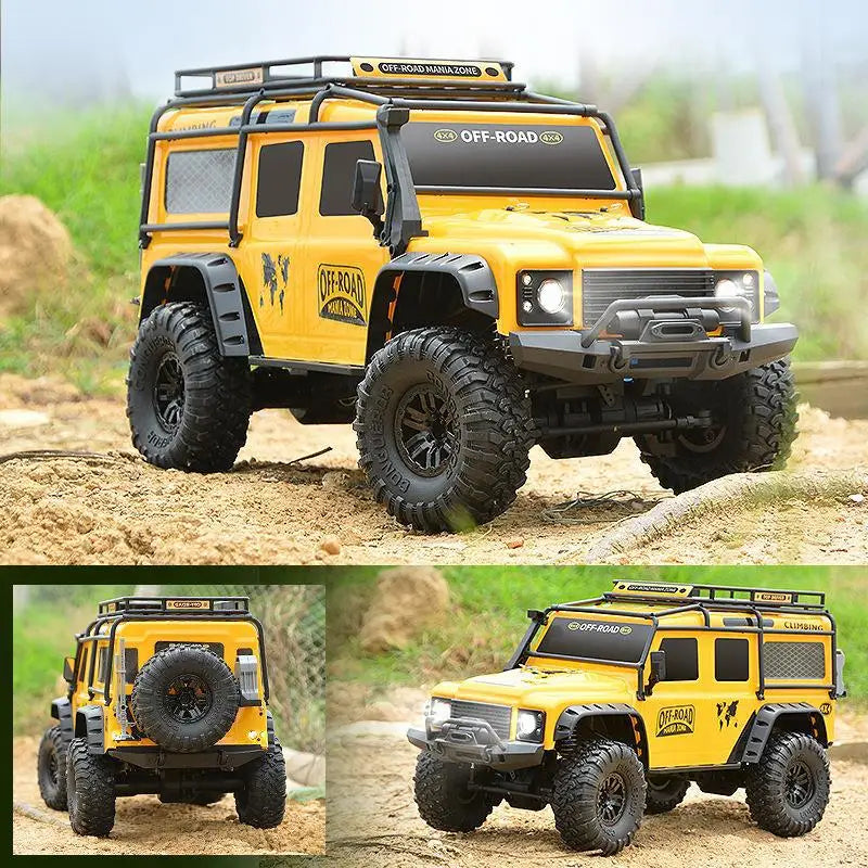 Huangbo 1:10 Full Scale Four-Wheel Drive Off-Road Climbing Vehicle Rc Remote Control Car Model Toy High-End Boy Birthday Gift