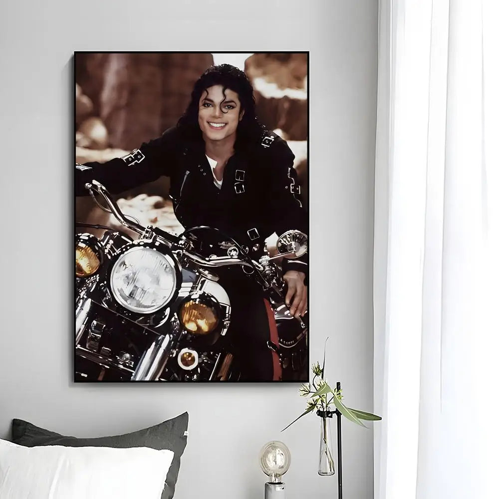 MJ Michael Jackson Poster Wall Art Print Decorative Mural Home Decor Gift Unframed