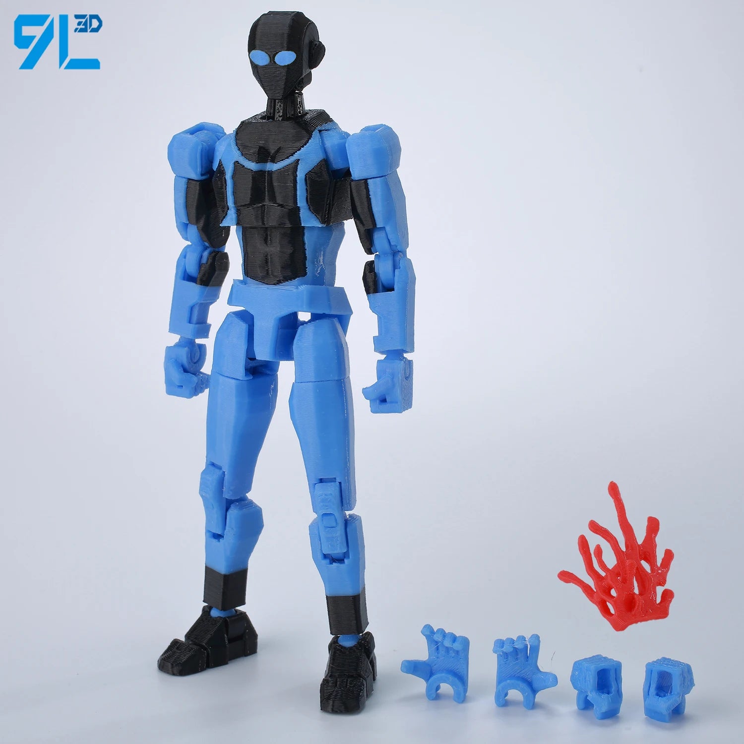 9L3D Printed Deadpool Wolverine Batman Spider-Man Venom Action Figures Dummy13 Lucky13 T13  Anime Model Toys Collectors Gifts