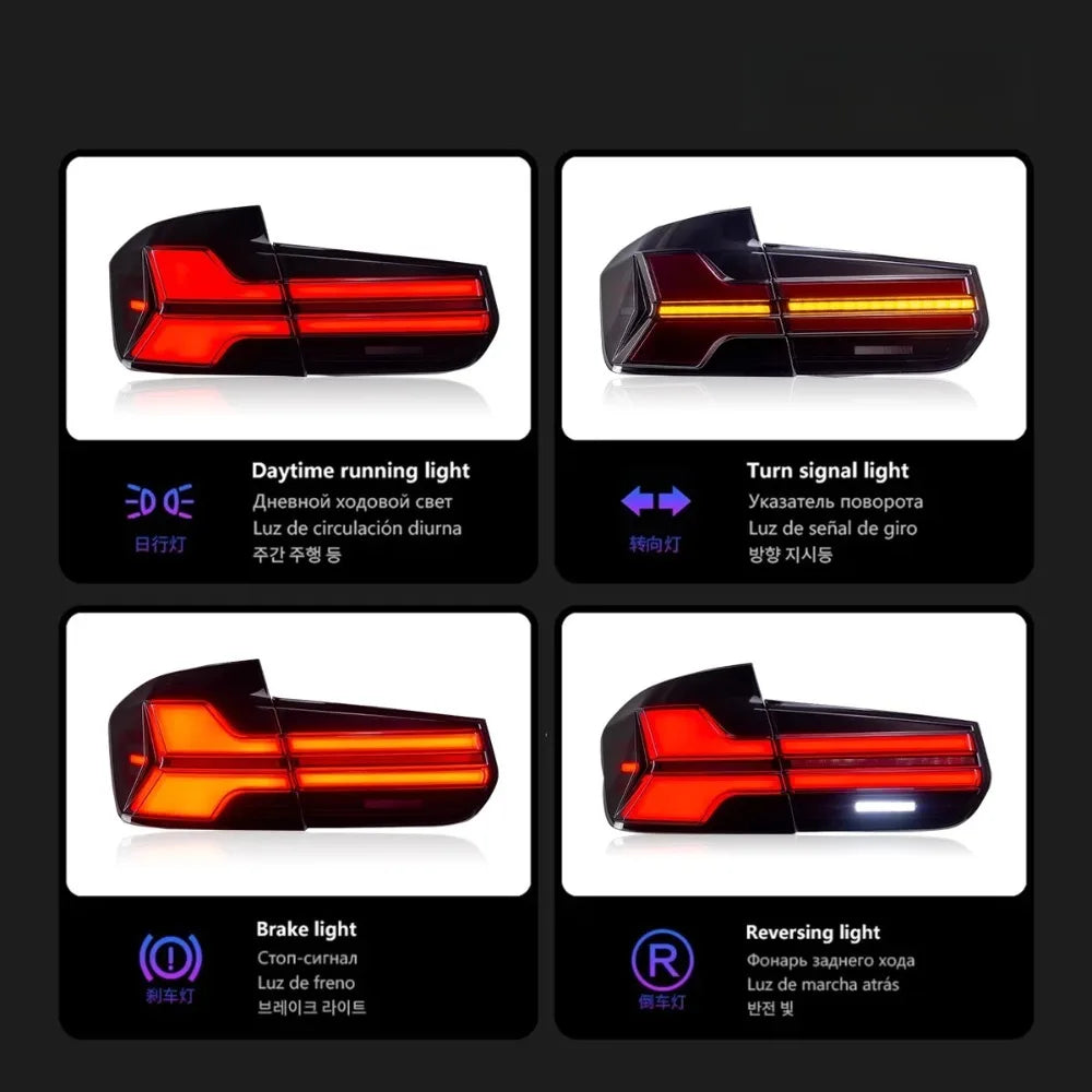 2012-2018 3 Series Rear Lamp Taillights LED Tail Light BMW
