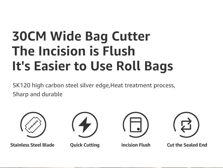 Vacuum Sealer Machine MAGIC SEAL MS300 for Food Plastic Packaging Sealer Mylar Bags Sealer Sealing machine Automatic Manual Mode