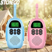 Kids Walkie Talkies 2 Pack Rechargeable Toy Two Way Radio 22 Channels 3KM Long Range for Children Outdoor Play Birthday Gifts