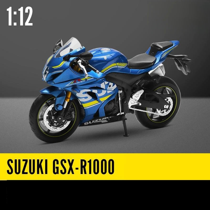 1/12 SUZUKI GSX-R1000RR L7 Toy Motorcycle RMZ City Diecast Metal Model 1:12 Racing Sport Miniature Collection Gift For Boy Kid