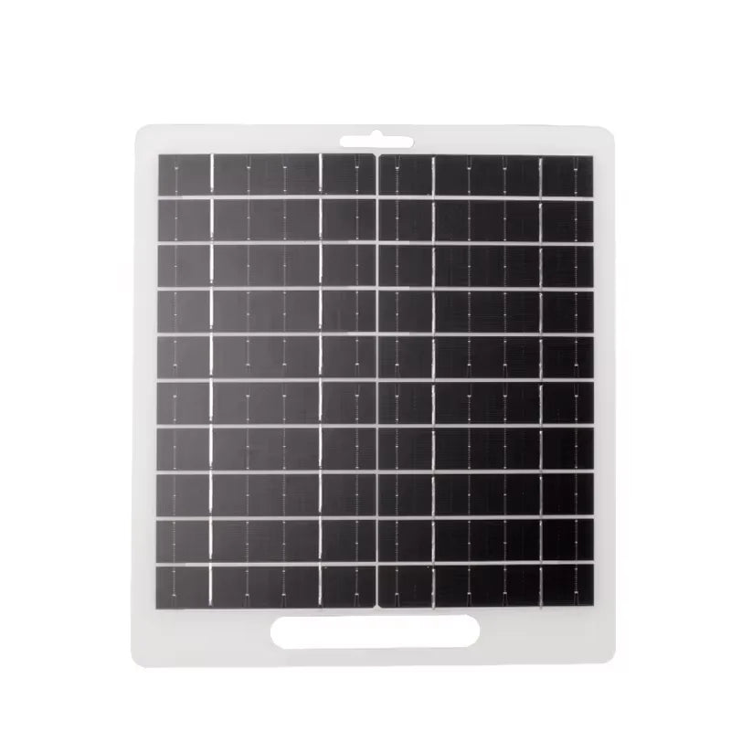 Stay powered on your outdoor adventures with this portable solar panel featuring USB output—perfect for hiking, camping, and charging your mobile phone on the go!