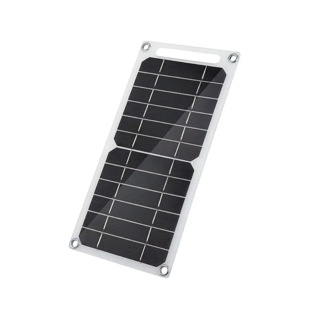 Stay powered on your outdoor adventures with this portable solar panel featuring USB output—perfect for hiking, camping, and charging your mobile phone on the go!