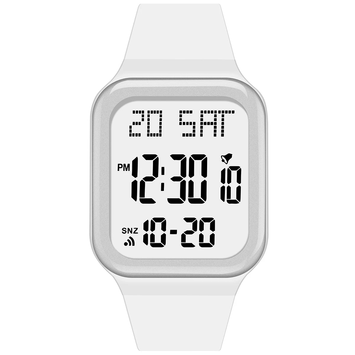 Student Watch Fashion Casual Sports Watch LED Luminous Waterproof Digital Display Electronic Watch Unisex