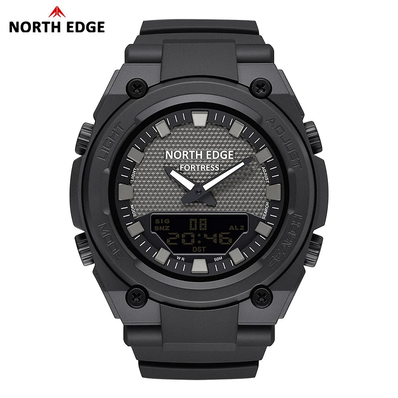 NORTH EDGE FORTRESS Men's Waterproof Smart Diving Computer Watch Outdoor Sports Fitness Tracker Active Monitoring