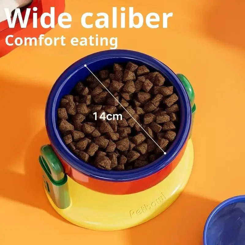 Make mealtime fun and healthy with these foldable slow-feed double pet bowls featuring 3 adjustable heights—perfect for every furry friend!