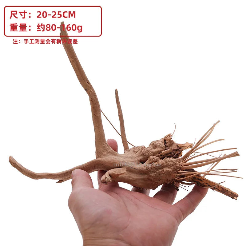 Fish Tank Decoration Natural Wooden Small Habitat Roots Driftwood Scenery Decorative Ornaments Aquarium Landscape Tree Roots