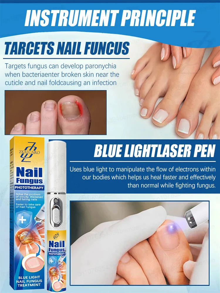 Nail polish lamp for bad nails