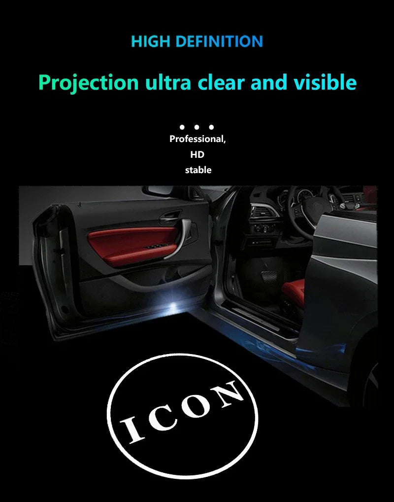 For Audi A4 A6L A5 A6 A8L Q8 Q3 Q4 Q5L Q7 RS ABT RS S7 S5 S6 Quattro Led Car Door Welcome Light Ghost Shadow Projector Logo Lamp