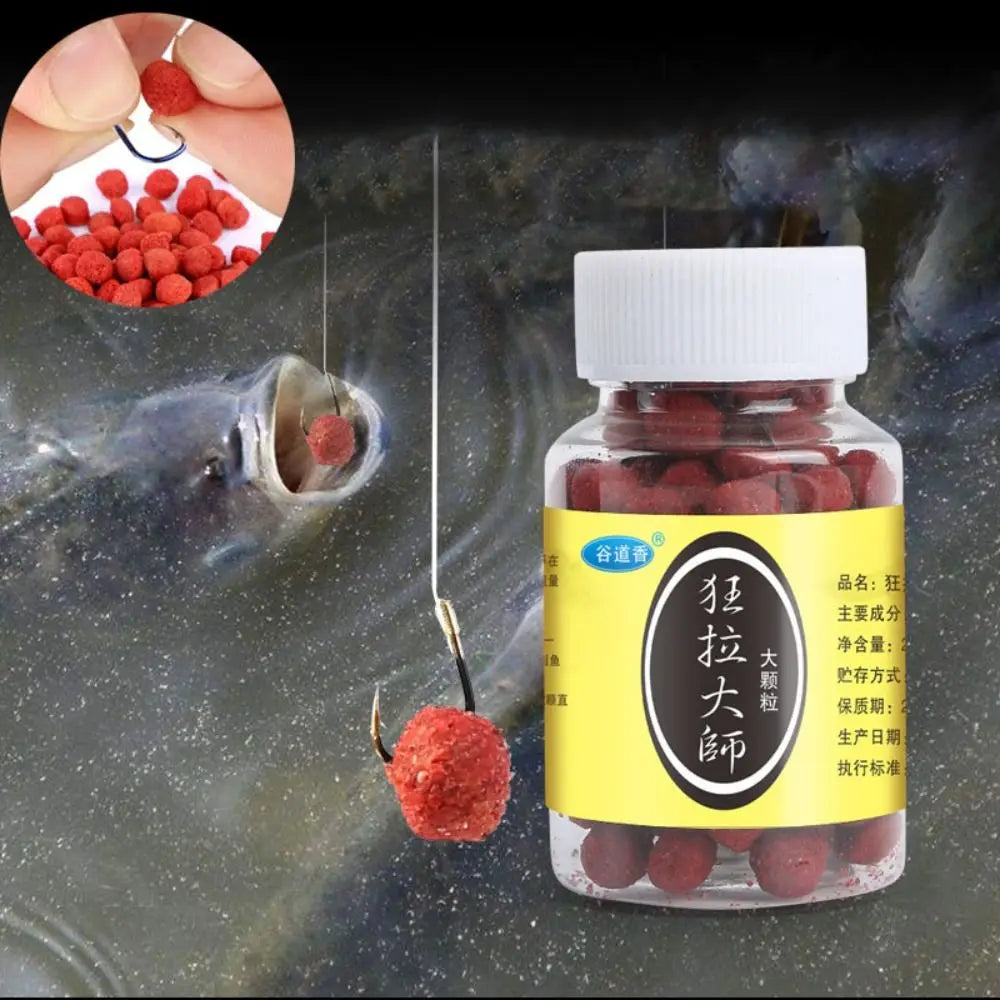 330PCS 4mm 120PCS 6mm Concentrated Fishing Lure Crankbaits Hooks Pop Ups Bait Fish Food Worm Smell Artificial Fishing Attractant