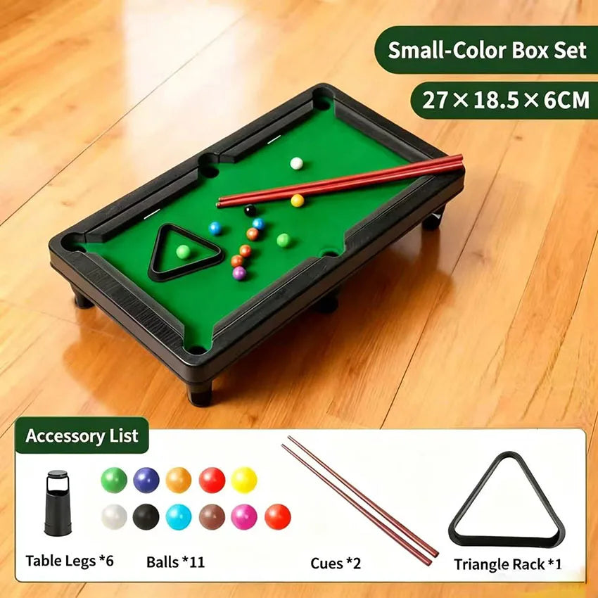 Billiards Toy Table, Home Use Indoor Mini Desktop Billiards Table, Ideal for Children and Families to Engage in Interactive Play