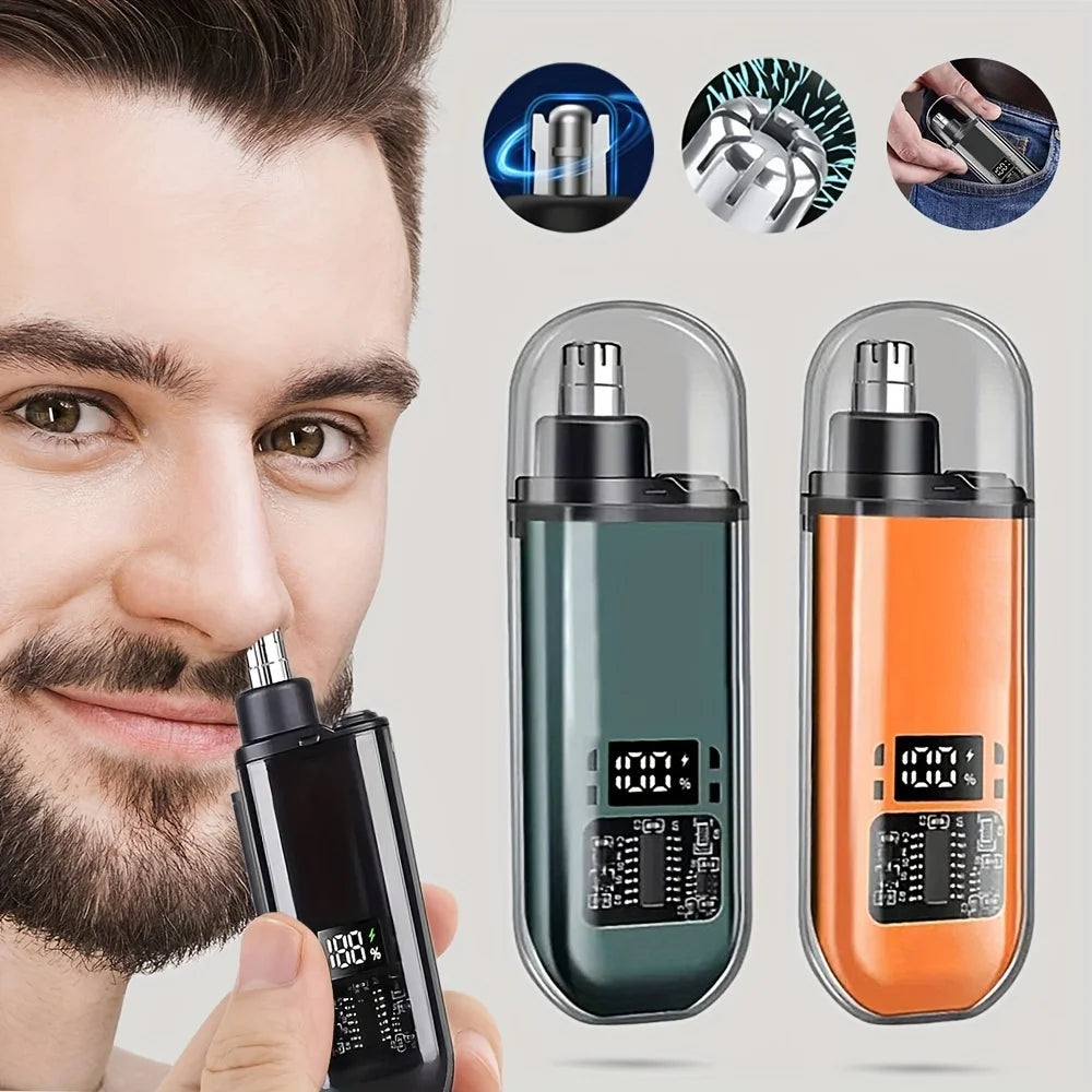 USB charging nose and ear hair trimmer