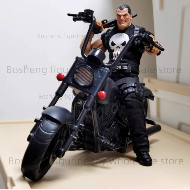 Hasbro Genuine Marvel Legends Punisher Ghost Rider Deadpool Wolverine Motorcycle Action Figure Model Toys for Boys Gifts