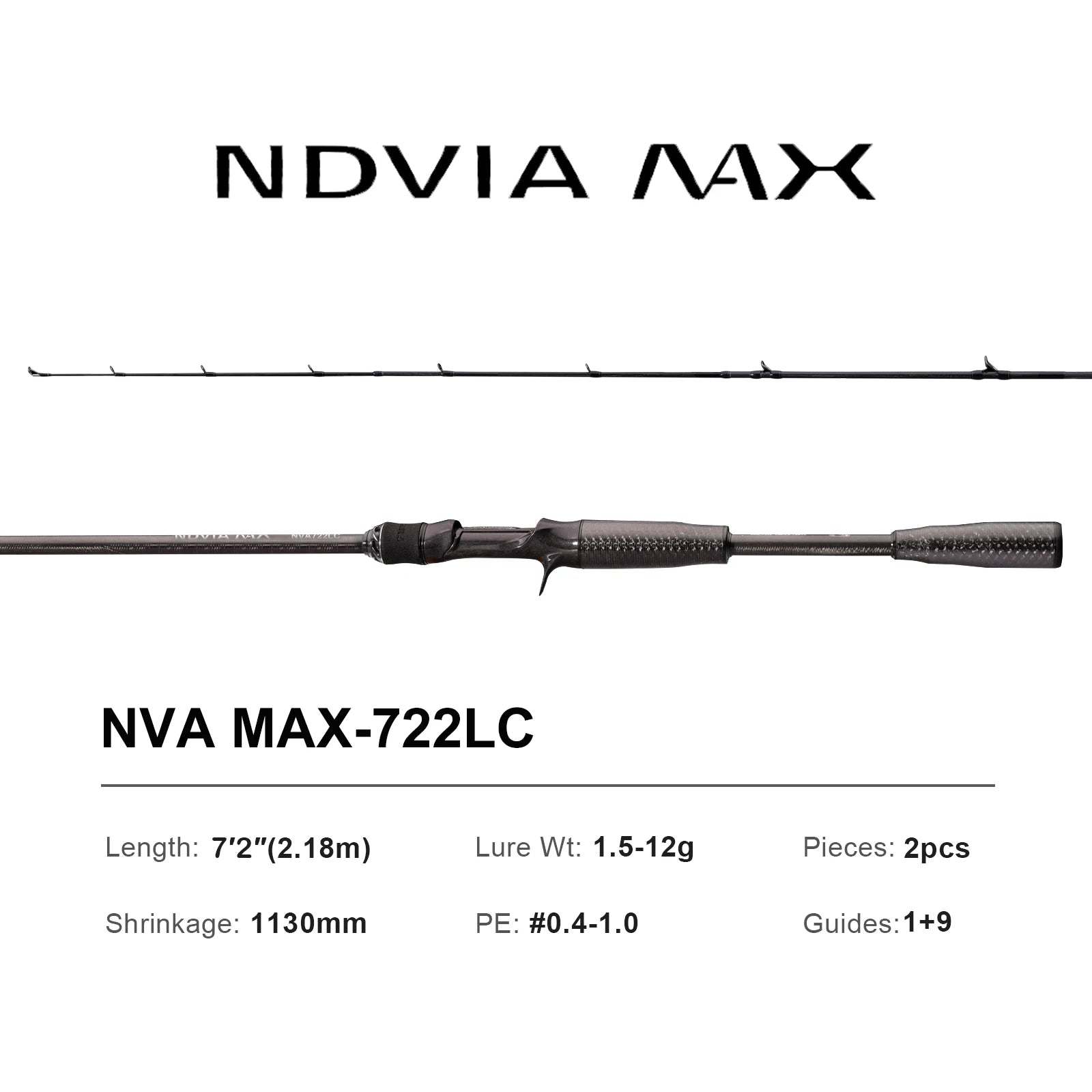 PURELURE NEW NDVIA MAX Ajing And Eging Tubular Tip 8FT 8.3FT 8.6FT 1.2-10G Soft Lure And EGI F/MF Action Perch Pike Zander Squid