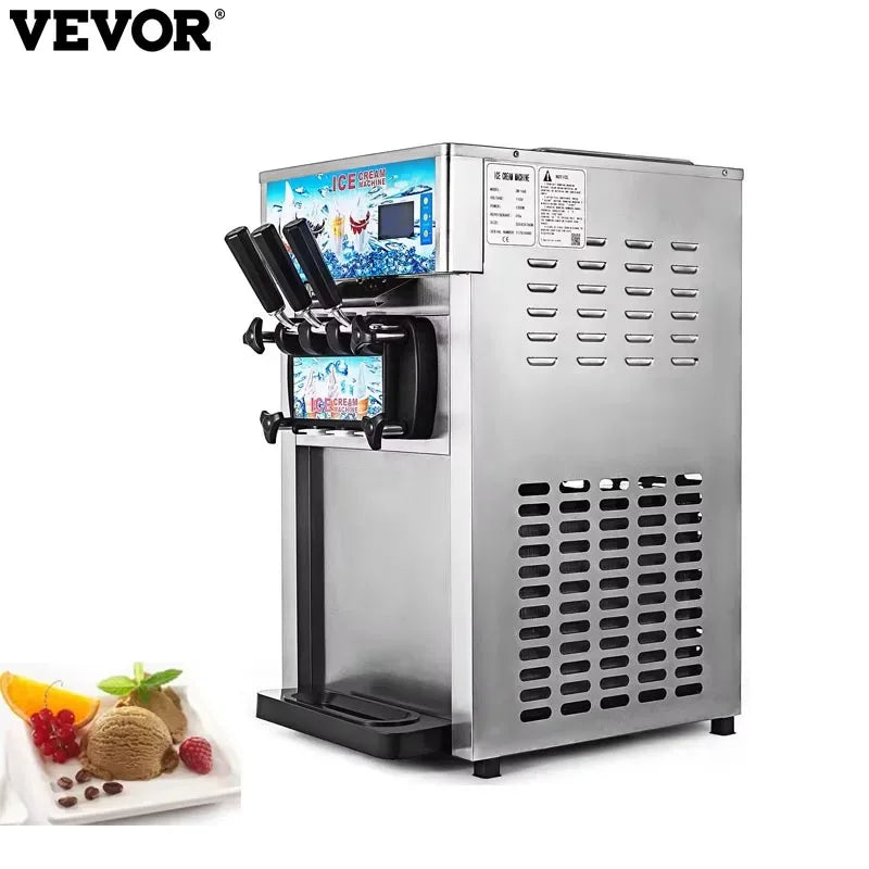 Ice Cream Machine 3-flavor Maker