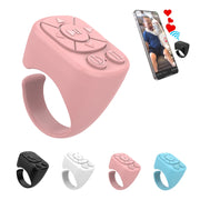 Scroll, snap, and control with ease using this TikTok scrolling ring! Compatible with iPhone, iPad, and Android devices via Bluetooth. Features remote page turning, camera shutter, short video, and music controls—all from your finger!