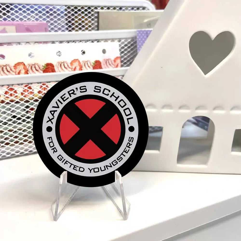 X-Xmen Logo Round Badge Creative Brooch Clothing Backpack Accessories Lapel Pin