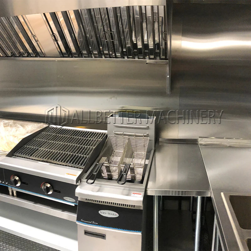 American Standard Fully Equipped Food Truck for Sale Custom Concession Trailer Bubble Tea Coffee Vending Cart Food Trailer