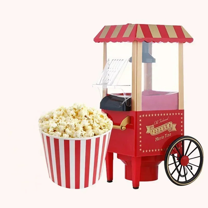 Make popcorn effortlessly at home with this fully automatic electric popcorn maker—enjoy the experience of freshly popped corn anytime!